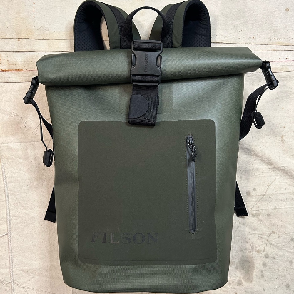 NWOT Filson Roll Top Waterproof Backpack Dry Bag
